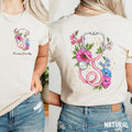 Personalized Floral Stethoscope Shirt Custom Nurse Shirt Nursing School Gift Custom Health Care Worker New Nurse Gift Med School Gift Graphic Tee – Bold Style · Trending Graphic Apparel