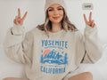 Yosemite Sweatshirt Vintage Yosemite Sweatshirt Yosemite National Park Sweater Yosemite Retro shirt Yosemite Crewneck Granola Girl gift Sweatshirt – Everyday Comfort · Perfect For Daily Wear
