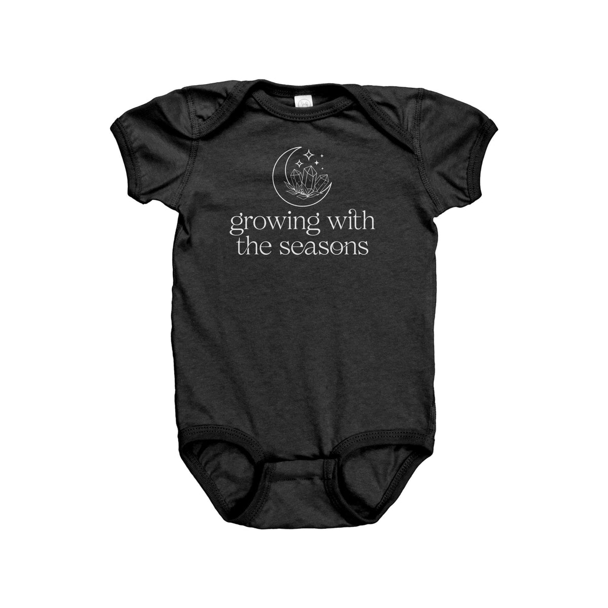Paganism Baby Bodysuit Wiccan Baby Onepiece Pagan Gift Wiccan Baby Growing With The Seasons Graphic Tee – Easygoing Wear · Great Gift For Fans