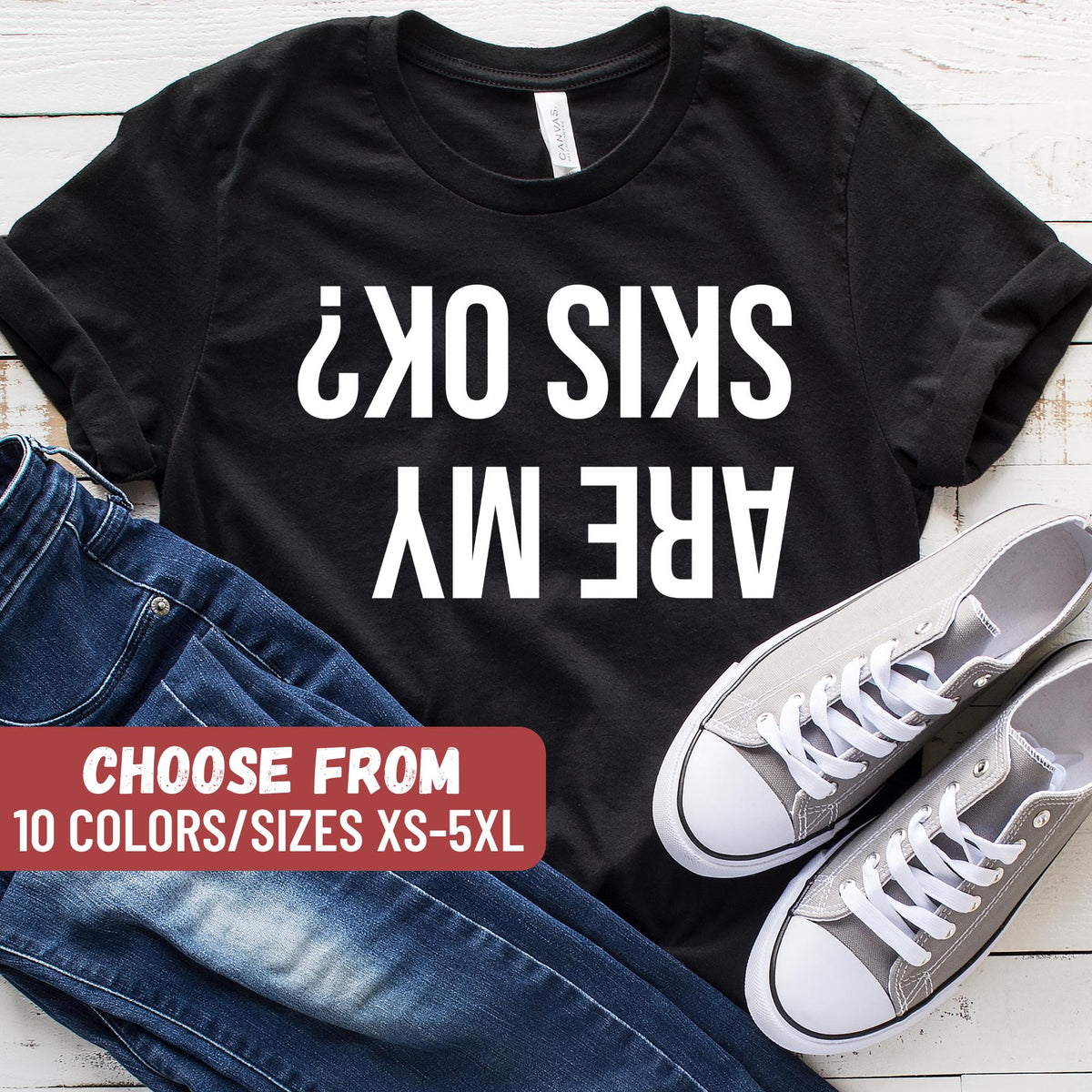 Ski Shirt Winter Sports TShirt Funny Skiing Shirt Nature Sports Shirt Holiday Skiing Shirt Skier Gift Shirt Skiing Hobby Shirt Graphic Tee – Aesthetic Look · Great Gift For Fans