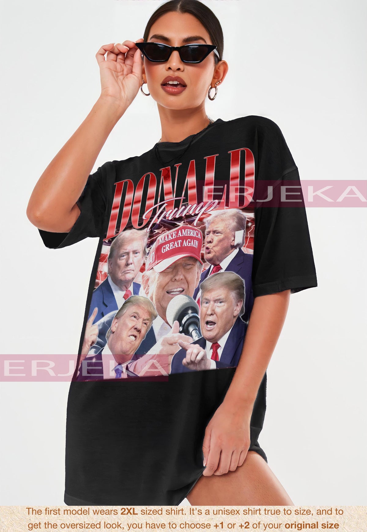 Retro Donald Trump Shirt Donald Trump Homage TshirtDonald Trump Fan TeesDonald Trump Retro 90s SweaterDonald Trump Merch Gift Graphic Tee – Warm & Stylish · Perfect For Daily Wear
