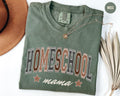 Homeschool Mama Tshirt Comfort Colors Homeschooling Mama Shirt Back To School Gift For Homeschooler Mom Shirt Mama Teacher Crewneck Graphic Tee – Aesthetic Look · Great Gift For Fans