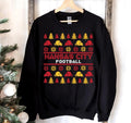 Kansas City Football Ugly Pattern Christmas Unisex Vintage Sweatshirt Kansas City Football Team Hoodie Football Mom Shirt Christmas Gifts Hoodie – Bold Style · Perfect For Daily Wear