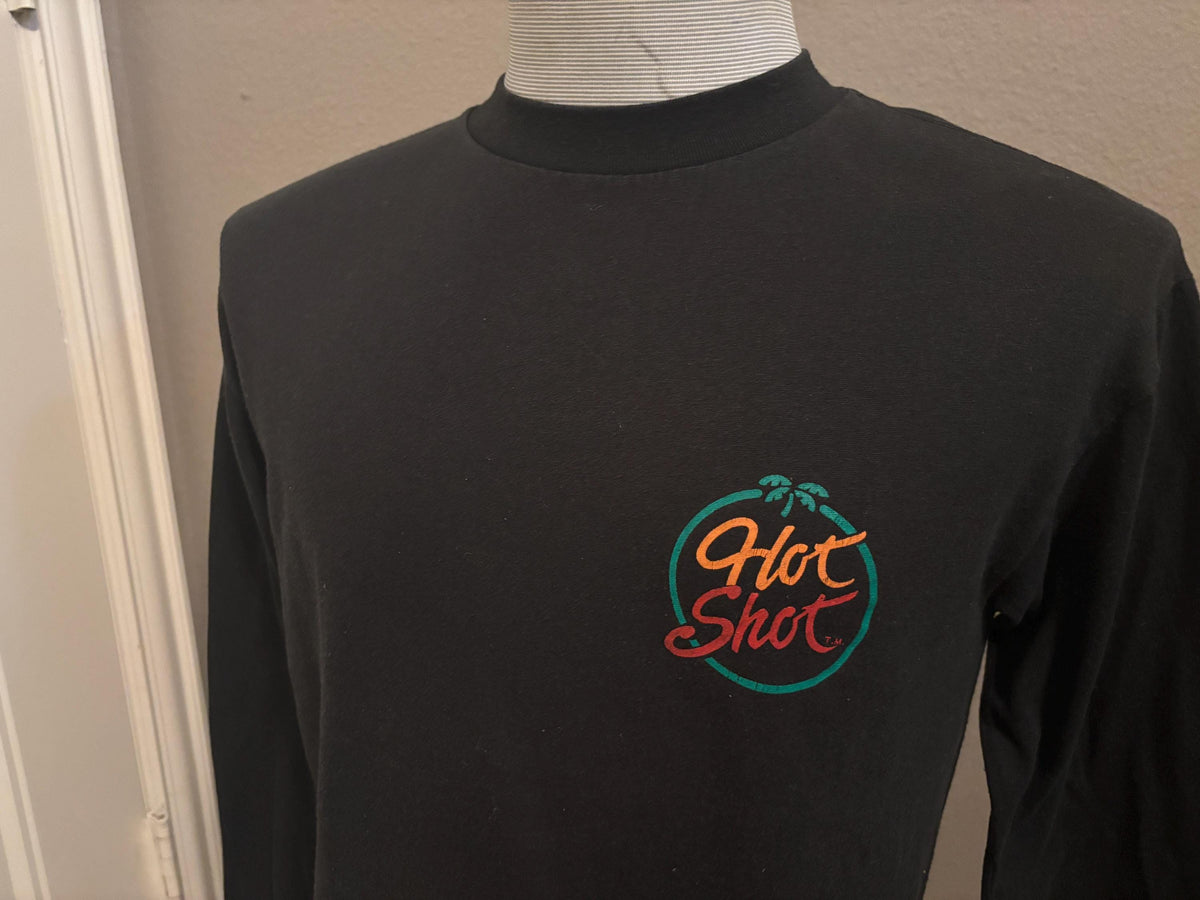 Vintage 8039s Hot Shot Liquor Tropical Long sleeve T shirt M Graphic Tee – Easygoing Wear · Must-Have Style