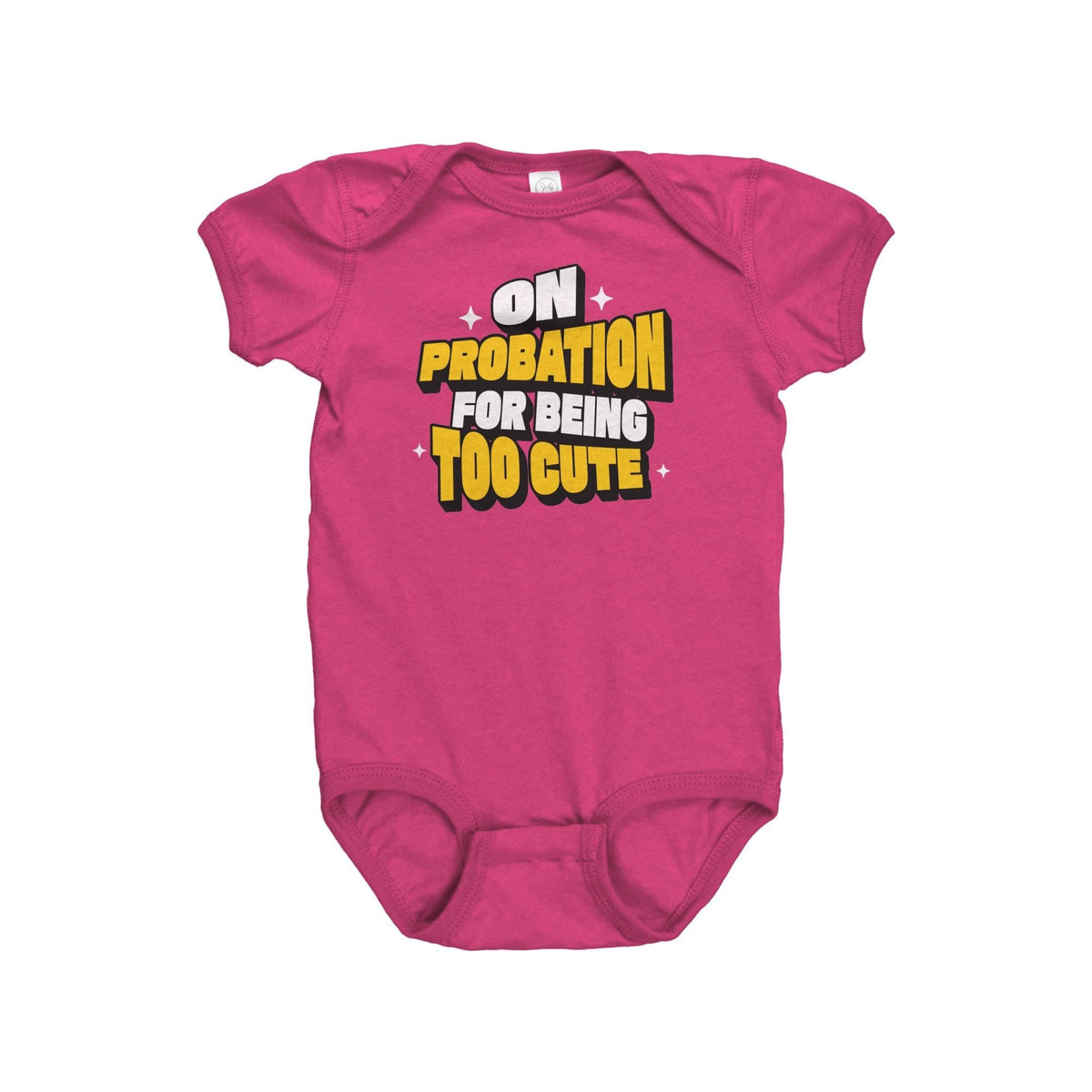 Parole Officer Baby Bodysuit Probation Baby Onepiece Parole Officer Gift On Probation For Being Too Cute Graphic Tee – Feel-Good Design · Great Gift For Fans