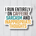 Funny Coffee Sticker Iced Coffee Sticker Coffee Lover Sticker Sarcasm Sticker Sarcastic Sticker Caffeine Stickers Coffee Gift Graphic Tee – Soft Feel · High-Quality Print