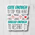 Nurse Sticker Funny Nurse Sticker Stickers For Nurses Nurse Gift Nursing Sticker Icu Nurse Sticker Healthcare Stickers Rn Sticker Graphic Tee – Everyday Comfort · Great Gift For Fans