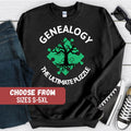 Funny Genealogy Hoodie Genealogy Gift Family History Sweatshirt Genealogist Sweater Historian Clothing Genealogy Pullover Hoodie – Warm & Stylish · Great Gift For Fans
