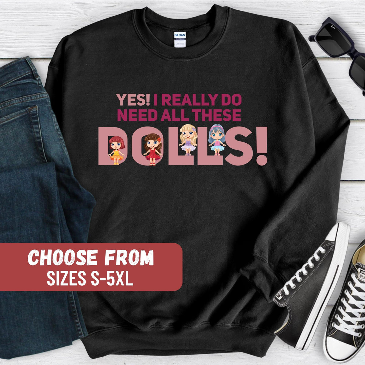 Funny Doll Lover Sweatshirt Gift For Doll Collector Doll Collecting Sweater Doll Collector Gift Doll Sweater Doll Collecting Hoodies Hoodie – Easygoing Wear · Must-Have Style