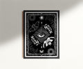 Mystical Eye Poster All Seeing Eye Wall Art Esoteric Moth Moons Print Occult Gift Decor Celestial Artwork Witchcraft Style Decoration Graphic Tee – Feel-Good Design · Perfect For Daily Wear