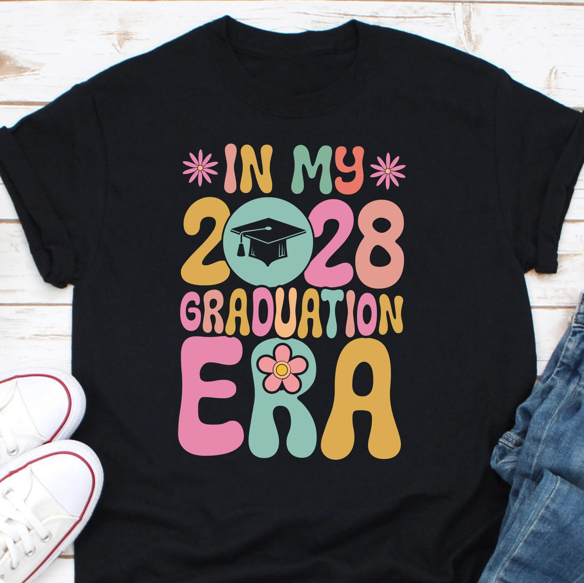 In My 2028 Graduate Era Shirt Custom Graduation T Shirt Trendy Graduate Era Shirt Graduation 2028 Shirt Senior 2028 Graduation Gift Graphic Tee – Warm & Stylish · High-Quality Print