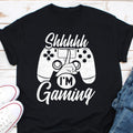 Shhh I39m Gaming T Shirt Funny Gamer Tee Video Game Shirt Gift for Gamers Gaming Apparel Unisex Gamer Shirt Graphic Tee – Bold Style · Trending Graphic Apparel