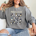 Penguin Sweathirt Penguins Of The World Sweater Antarctica Cruise Penguin Gift Cute Penguin Sweater Penguin Lover Gift Graphic Tee – Cozy Vibes · Trending Graphic Apparel