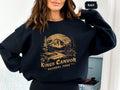 Kings Canyon Sweatshirt Cozy Mountain Crewneck Outdoor Adventure Gift Unisex Pullover Jumper Nature Lover Apparel Wilderness Hiking Sweatshirt – Fan Favorite · Trending Graphic Apparel