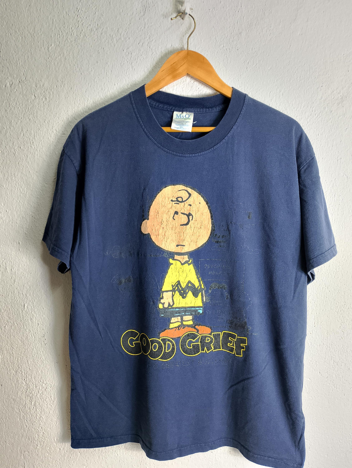 Vintage good grief snoopy Large Graphic Tee – Soft Feel · Must-Have Style
