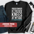 Funny Knee Replacement Sweatshirt Knee Surgery Hoodie New Knee Postop Sweatshirt Knee Replacement Hoodie Knee Replacement Crewneck Hoodie – Warm & Stylish · Must-Have Style