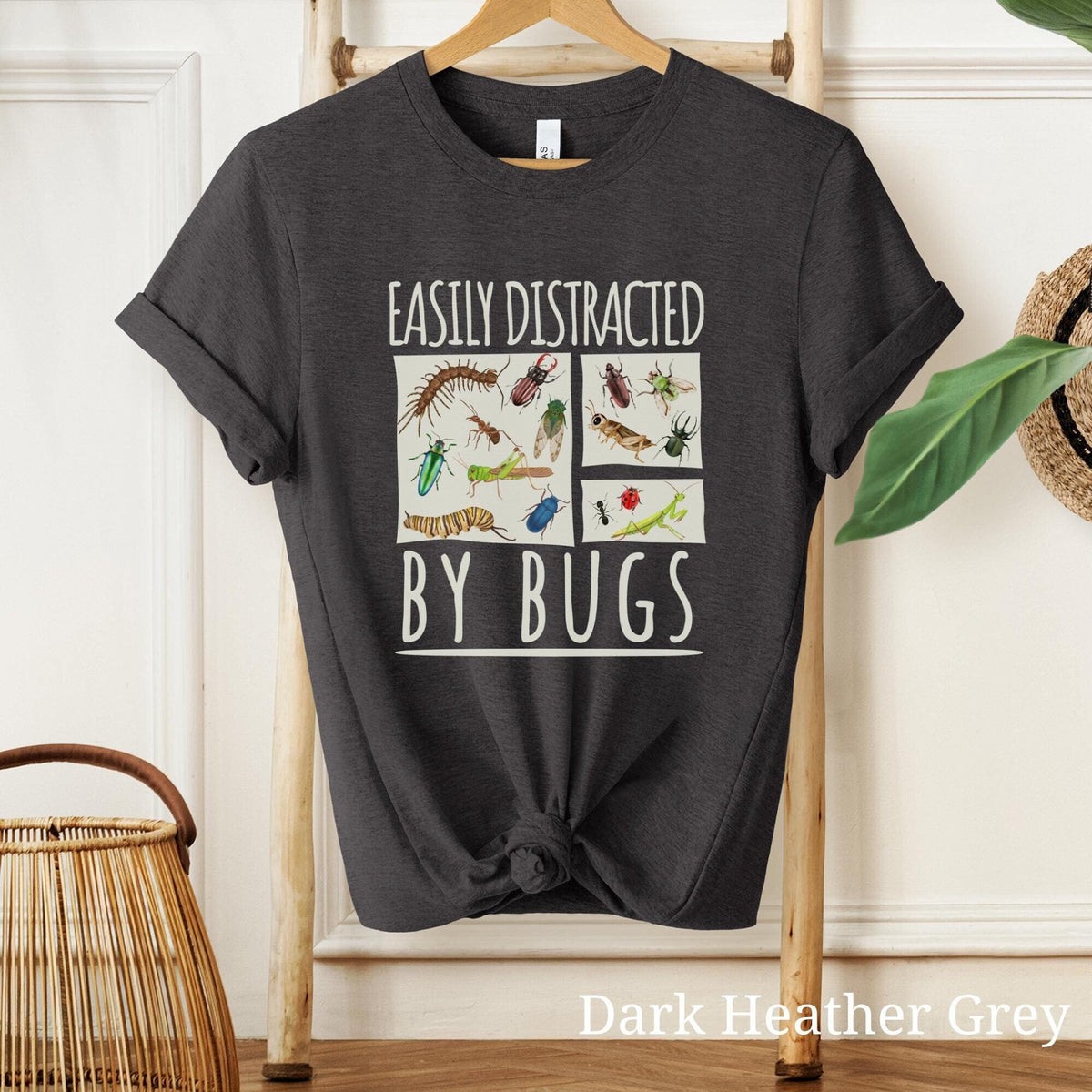 Bugs Shirt Easily Distracted By Bugs Shirt Insect Shirt Funny Bug Lover Gift Insect Lover Gift Entomology Shirt Cute Bug Gift Graphic Tee – Easygoing Wear · Must-Have Style