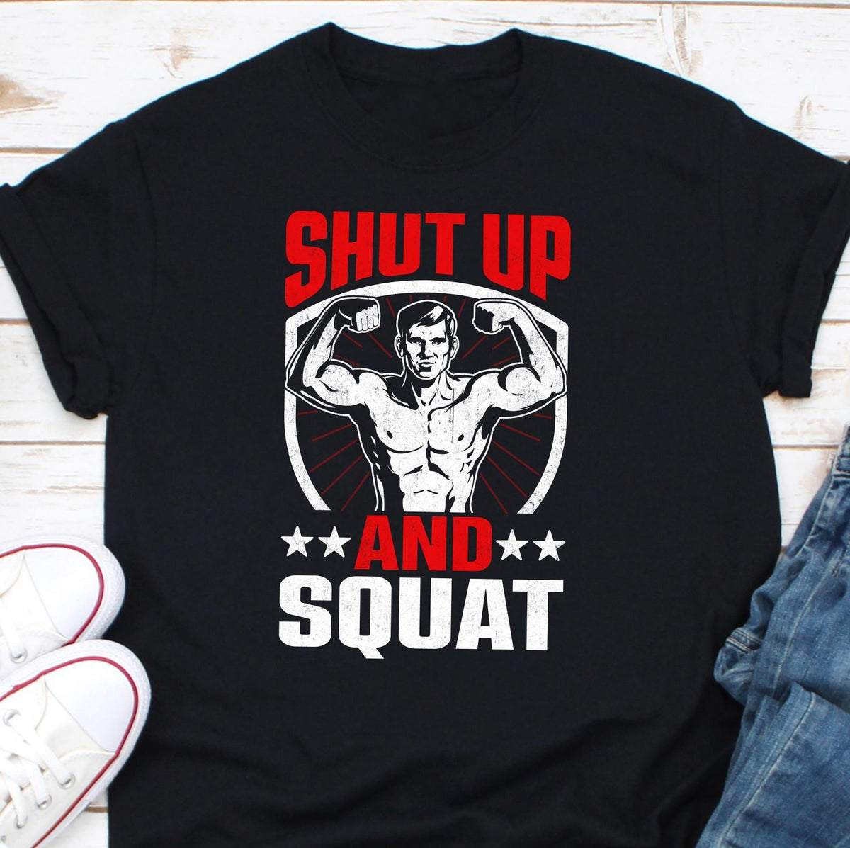 Shut Up And Squat Funny Shirt Workout Gift Motivational Training Shirt Fitness Shirt for Women Personal Trainer Shirt Graphic Tee – Cozy Vibes · Trending Graphic Apparel