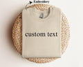 Custom Text Embroidered Hoodie Sweatshirt Minimalist Embroidery Hoodie Personalized Christmas Gifts Your Text Handmade Shirt Custom Logo Hoodie – Warm & Stylish · High-Quality Print