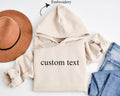 Custom Embroidered Hoodie Custom Text Crew Hoodie Personalized Crewneck Hoodie Gift for Her Couples Matching Hoodie Father39s Day Gift Hoodie – Premium Graphic · Great Gift For Fans