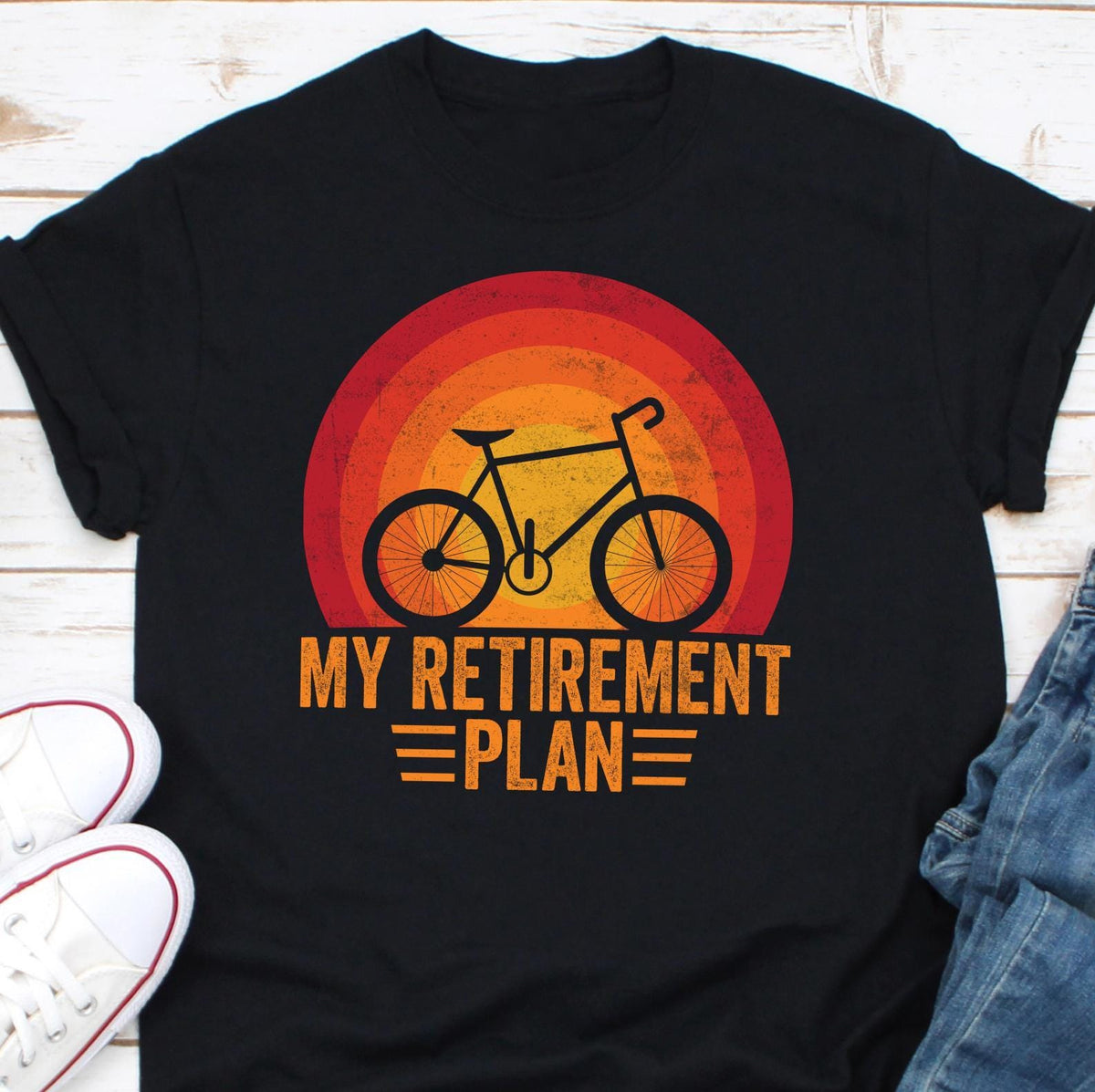 My Retirement Plan Shirt Bicycle Shirt Retired Cyclist Man Shirt Funny Bike Riding Shirt Rider Retirement Shirt Future Biker Shirt Gift Graphic Tee – Fan Favorite · Must-Have Style