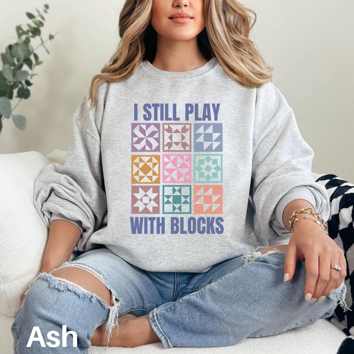 I Still Play With Blocks Quilting Shirt Funny Quilting Shirt Gift For Quilter Sewing Lover Gift Funny Quilt Shirt Quilt Retreat Shirt Graphic Tee – Everyday Comfort · Great Gift For Fans