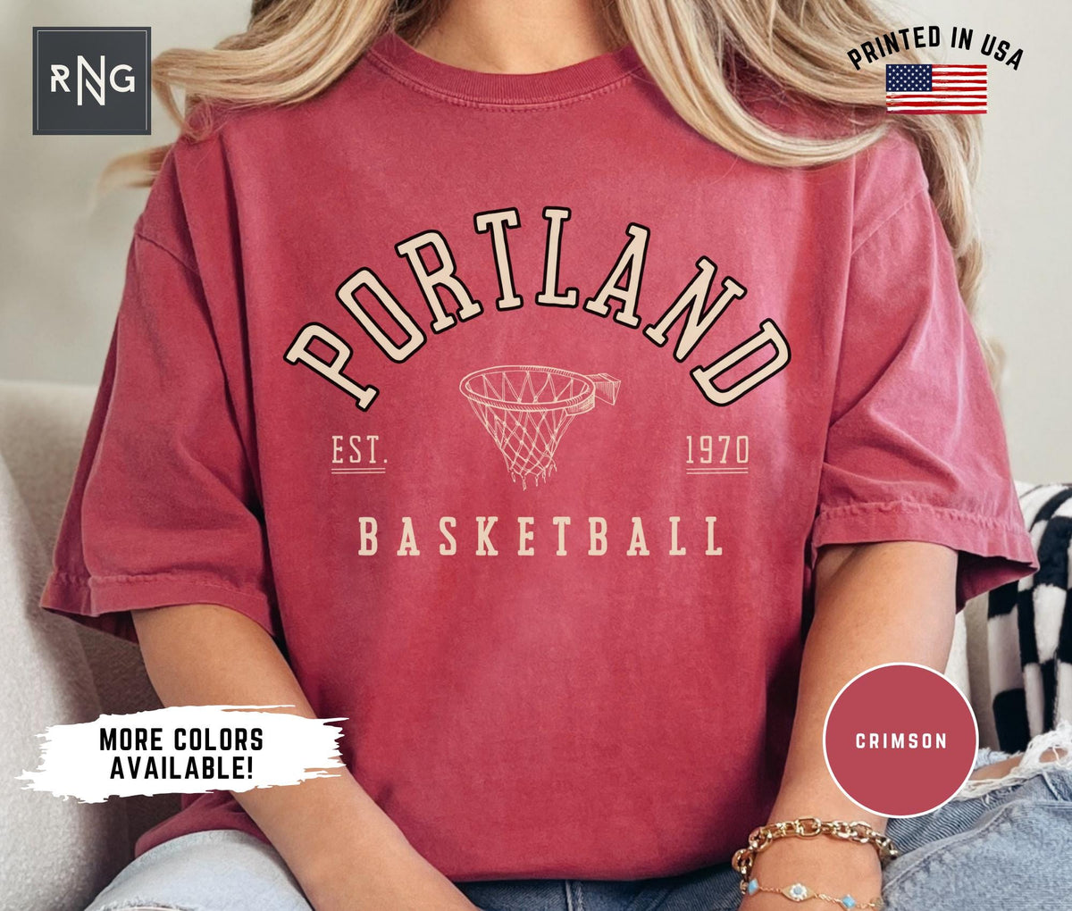 Portland Basketball Shirt Trail Blazer Basketball Shirt Portland Basketball Apparel Portland Sports Apparel Retro Blazer Basketball Gift Graphic Tee – Premium Graphic · Great Gift For Fans