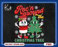 Icu Nurse Christmas Png Rocn Around The Christmas Tree Icu Cvicu Png Dream Team Png Medical Christmas Gifts Funny Nurse Christmas Png Graphic Tee – Cozy Vibes · Perfect For Daily Wear