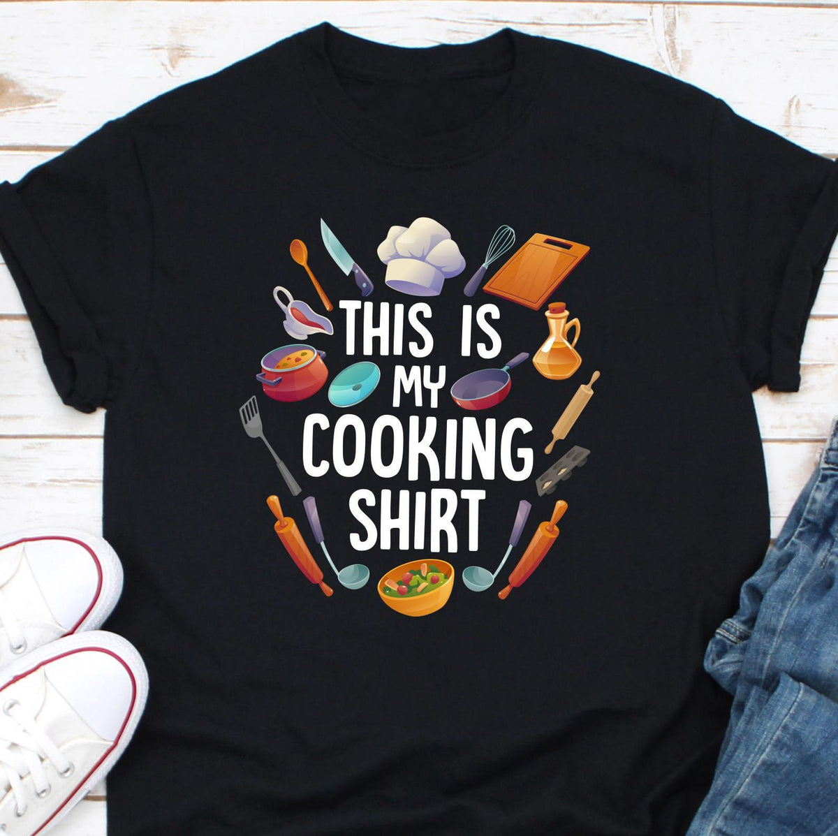 This is My Cooking Shirt Cooking Gift For Women Gifts For Chefs Chef Shirt Foodie gift Foodie gifts Cooking Shirt Master Chef Shirt Graphic Tee – Bold Style · Top Pick For Any Outfit