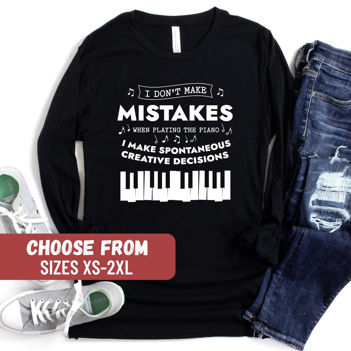 Funny Piano Long SleeveShirt Piano Lover Gift Piano Player Long Sleeve Shirt Piano Player Gift Piano Teacher Gift Music Teacher Shirt Graphic Tee – Easygoing Wear · Trending Graphic Apparel