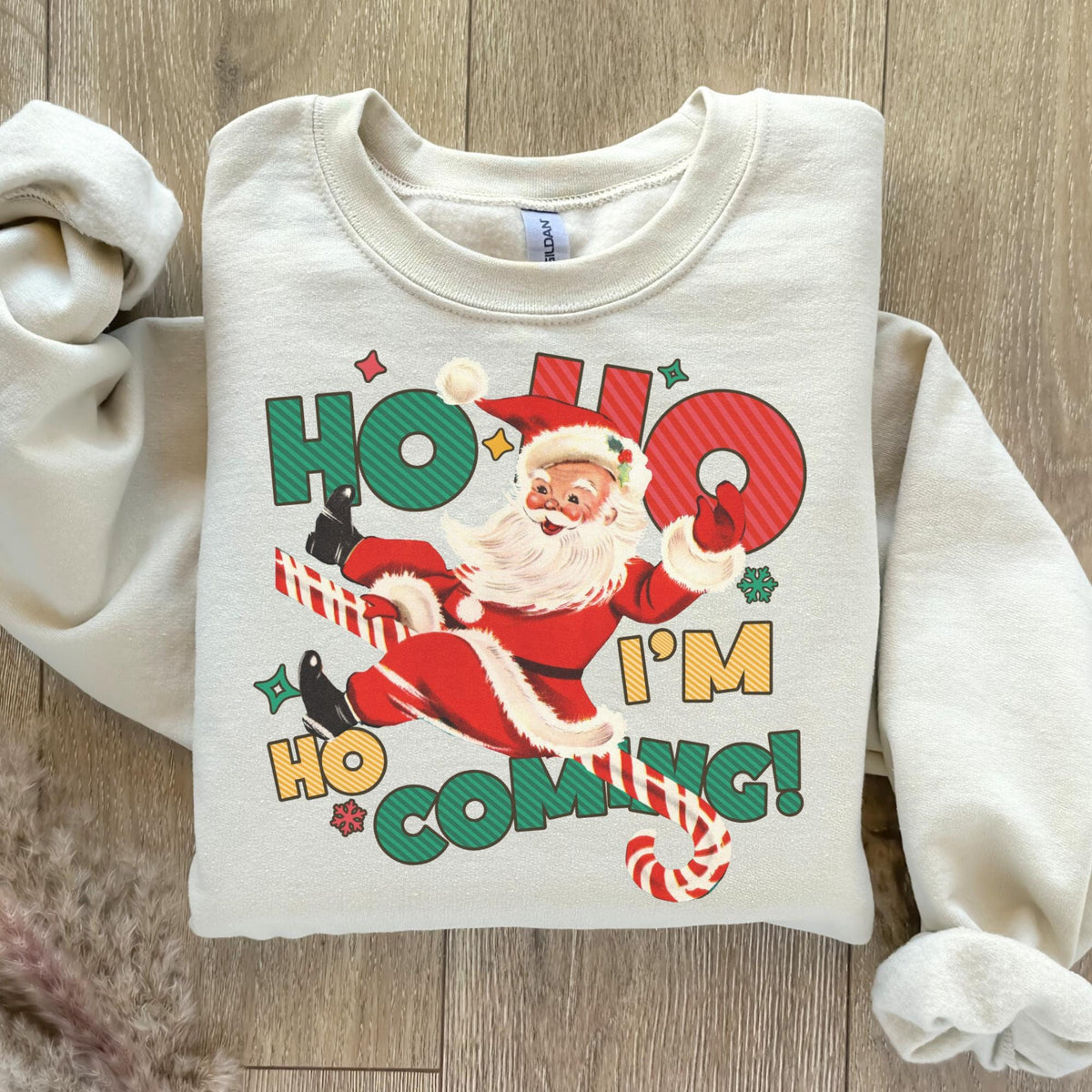 Ho Ho Ho Santa Sweatshirt Sweatshirt Santa Sweatshirt Christmas Sweatshirt Retro Santa Sweatshirt Holiday Sweatshirt Kitsch Sweatshirt Sweatshirt – Everyday Comfort · Top Pick For Any Outfit