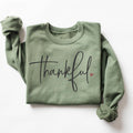 Thankful Sweatshirt Thanksgiving Sweatshirt Gratitude Sweatshirt Inspirational Shirt Friendsgiving Shirt Sweatshirt – Fan Favorite · Trending Graphic Apparel