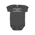 Homeopath Baby Gift Baby Onepiece Homeopathy Baby Bodysuit Little Miracle Worker Baby Shower or First Birthday Gift Graphic Tee – Soft Feel · Top Pick For Any Outfit
