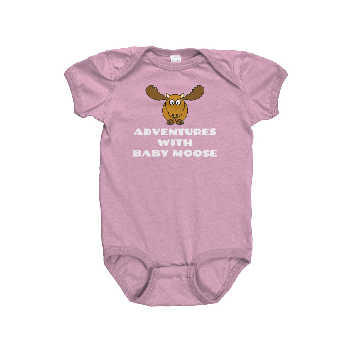 Cute Moose Baby Bodysuit Moose Baby Gift Moose Lover Baby Baby Onepiece Baby Shower Gift Adventures With Baby Moose Graphic Tee – Warm & Stylish · Top Pick For Any Outfit