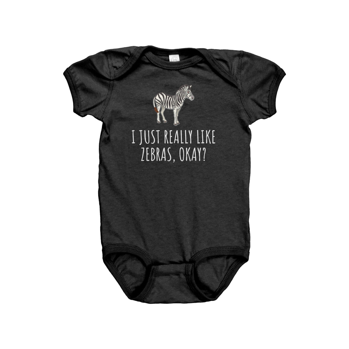 Zebra Baby Bodysuit Zebra Baby OnePiece Cute Zebra Baby Gift I Just Really Like Zebras Graphic Tee – Easygoing Wear · Trending Graphic Apparel