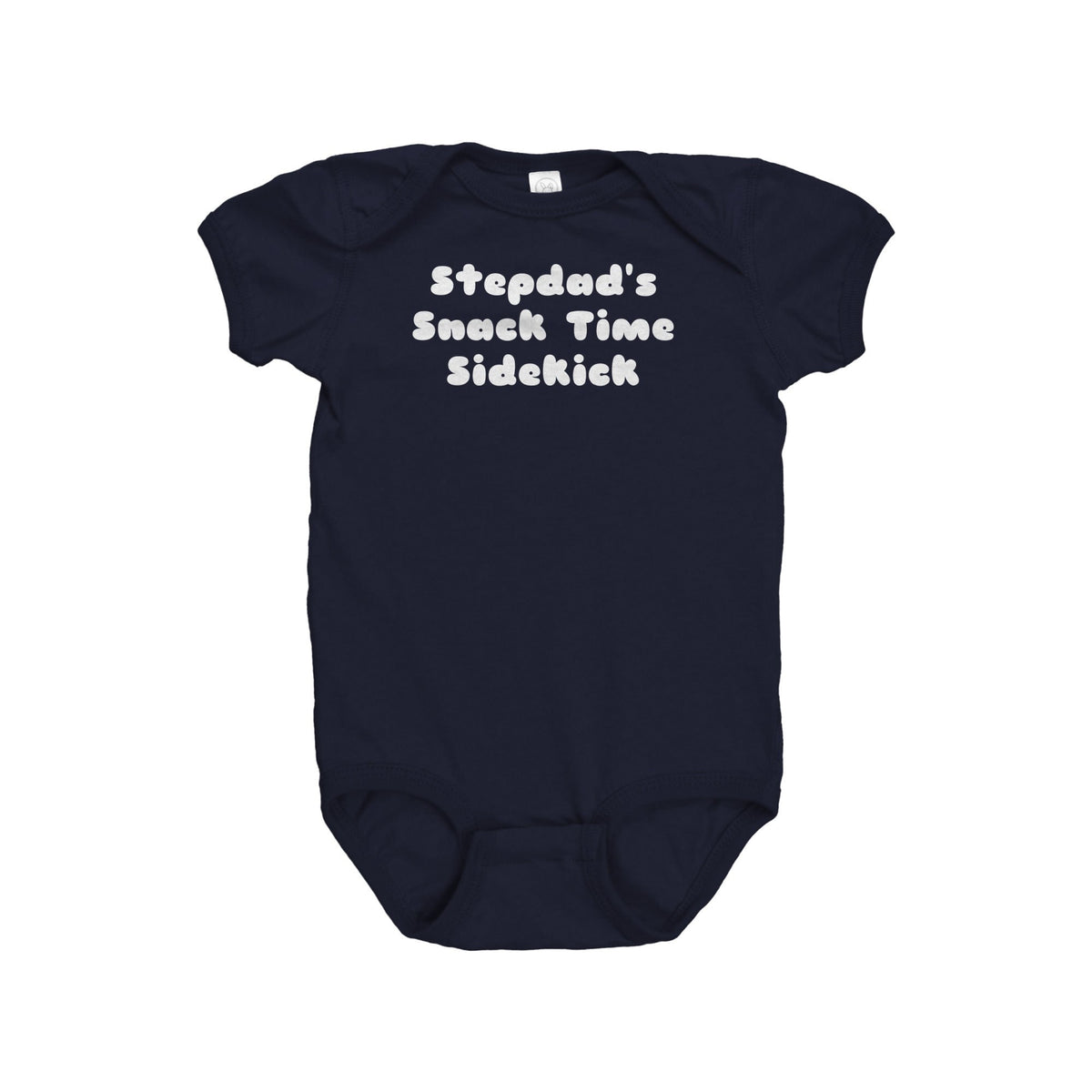 Stepdad Baby Bodysuit Cute Stepdad Baby Gift Stepfather Baby Onepiece Stepdad39s Snack Time Sidekick Step Dad Baby Shirt Cotton Graphic Tee – Warm & Stylish · Top Pick For Any Outfit
