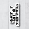 German Shepherd Sticker German Shepherd Dog Gift German Shepherd Dog Lover German Shepherd Dog Decal German Shepherd Owner Sticker Graphic Tee – Everyday Comfort · Perfect For Daily Wear