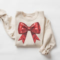 Coquette Christmas Bow Sweatshirt Christmas Coquette Sweatshirt Holiday Crewneck Womens Christmas Party Shir Soft Girl Christmas Sweatshirt – Fan Favorite · Must-Have Style