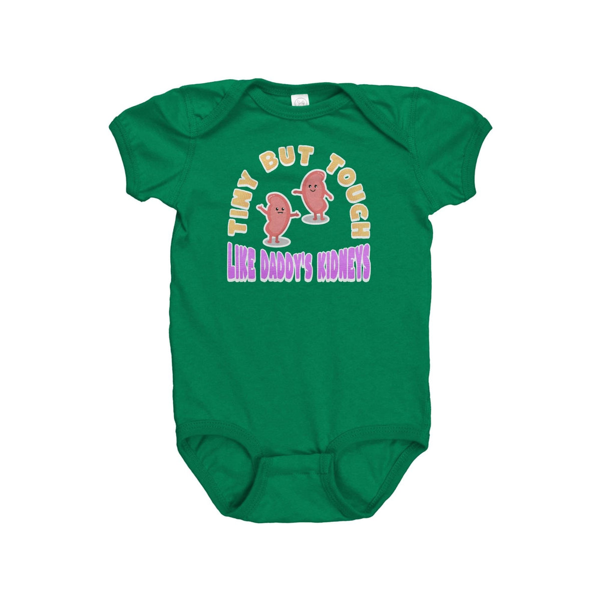 Kidney Baby Bodysuit Dialysis Baby Onepiece Kidney Transplant Baby Gift Kidney Disease Tiny But Tough Graphic Tee – Premium Graphic · High-Quality Print