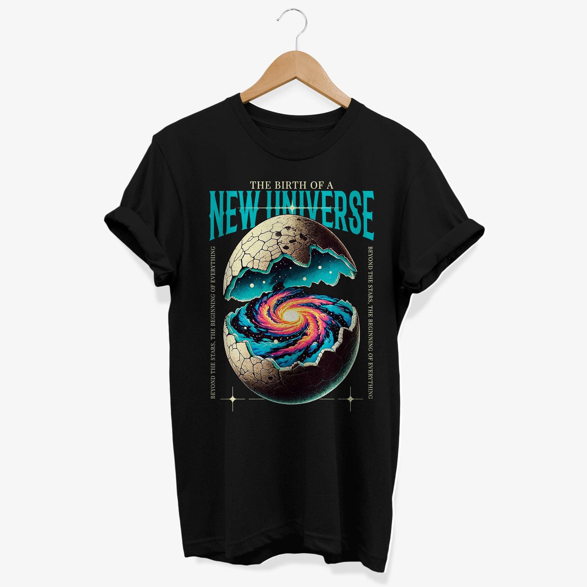 The Birth of a New Universe T shirt Cosmic Graphic Tees for Men and Women Sci Fi Space Gift Quirky Galaxy Celestial Streetwear Clothing Graphic Tee – Warm & Stylish · Perfect For Daily Wear