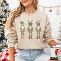 Camo Nutcracker Christmas Sweatshirt Camouflage Christmas Sweater Hunting Christmas Shirt Military Wife Hunting Wife Christmas Sweater Sweatshirt – Easygoing Wear · Great Gift For Fans