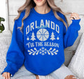 Orlando Basketball Tis The Season Cute Vintage Sweatshirt Orlando Basketball 90s Hoodie Basketball Retro Gameday T shirt Christmas Gifts Hoodie – Warm & Stylish · Trending Graphic Apparel