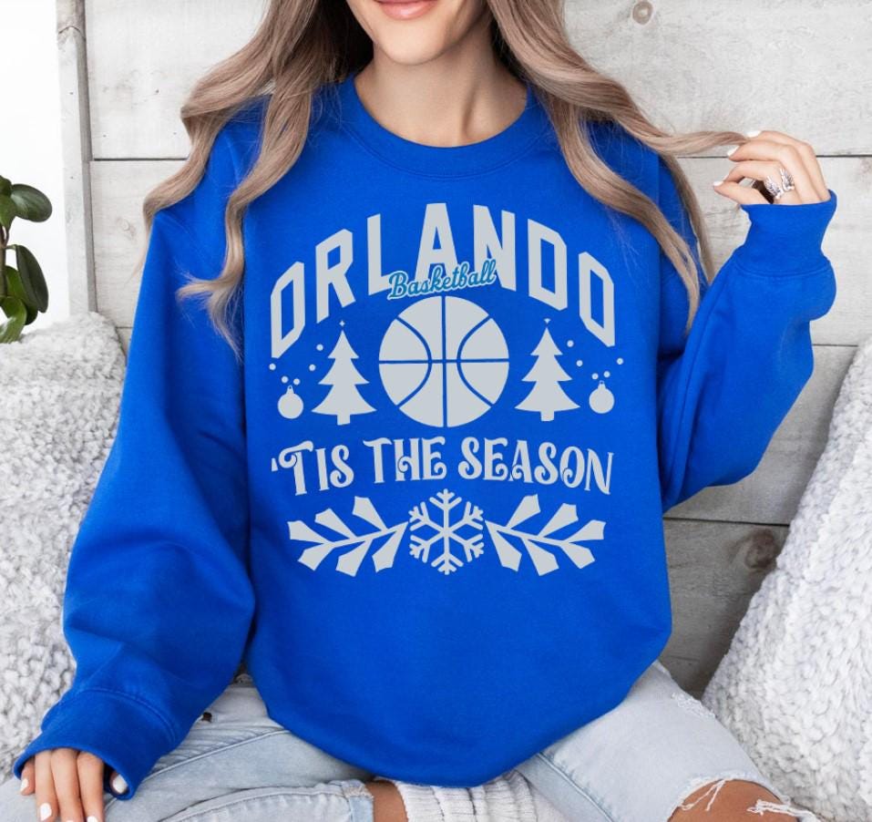 Orlando Basketball Tis The Season Cute Vintage Sweatshirt Orlando Basketball 90s Hoodie Basketball Retro Gameday T shirt Christmas Gifts Hoodie – Warm & Stylish · Trending Graphic Apparel