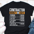 Contractor Hourly Rate Shirt Contractor Shirts Contractor Gifts Contracting Work Shirts Coworker GIfts Graphic Tee – Everyday Comfort · Top Pick For Any Outfit