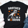 Brother of a Warrior Cancer Awareness Shirt Cancer Shirt Childhood Cancers Gifts Childhood Cancer Ribbon Childhood Cancer Fighter Shirt Graphic Tee – Warm & Stylish · High-Quality Print