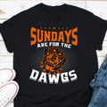 Sunday Are For The Dawgs Shirt Cleveland Football Tailgating Shirt Football Fan Shirt Sunday Football Shirt Cleveland Bulldogs Shirt Graphic Tee – Aesthetic Look · Trending Graphic Apparel