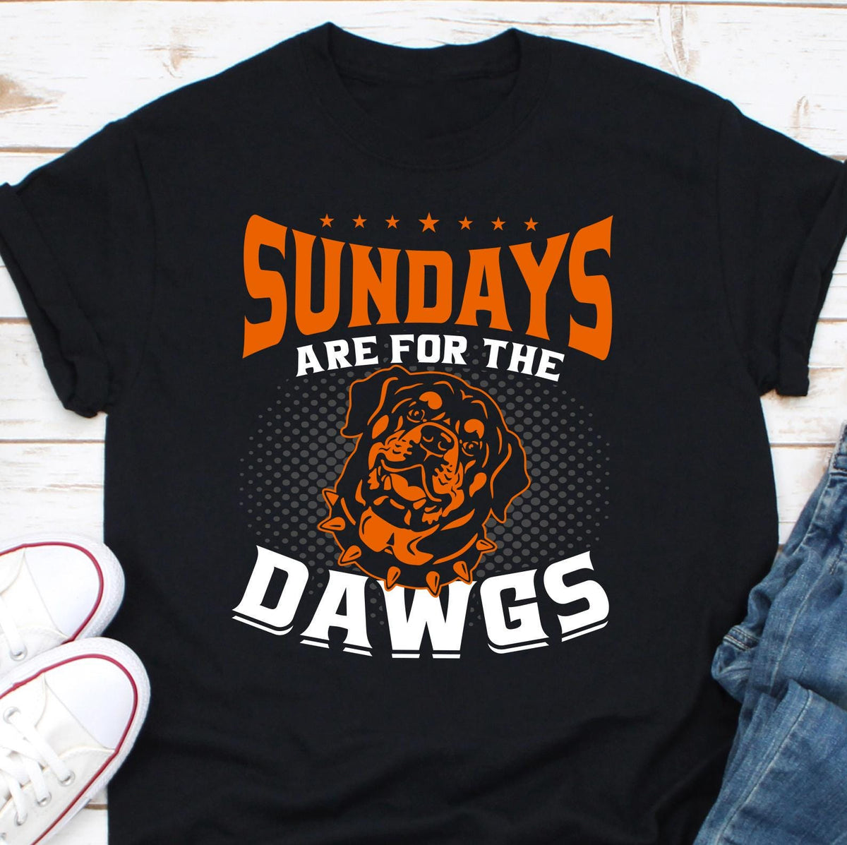 Sunday Are For The Dawgs Shirt Cleveland Football Tailgating Shirt Football Fan Shirt Sunday Football Shirt Cleveland Bulldogs Shirt Graphic Tee – Aesthetic Look · Trending Graphic Apparel