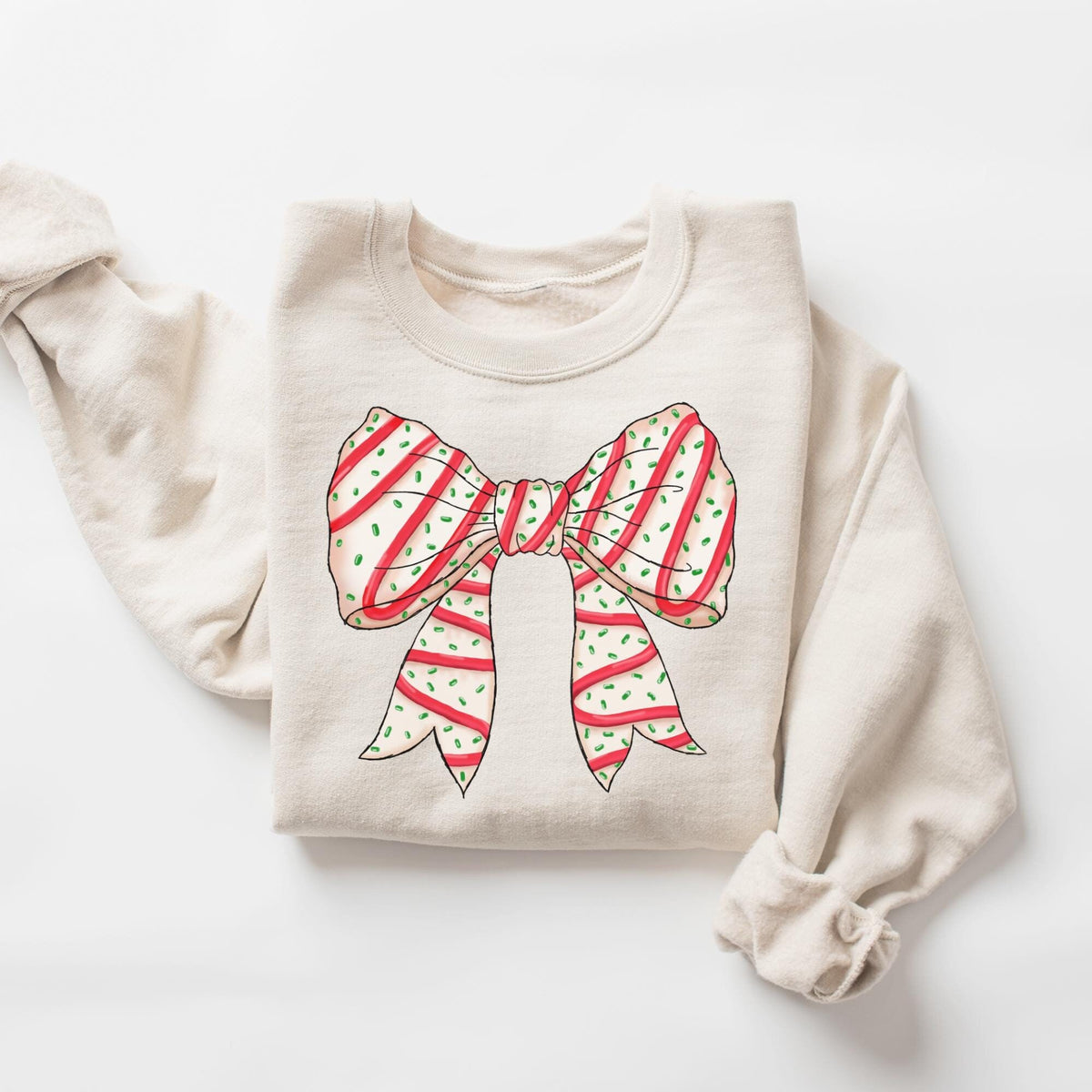 Coquette Christmas Bow Sweatshirt Christmas Coquette Sweatshirt Holiday Crewneck Womens Christmas Little Debbie Christmas Cakes Shirt Sweatshirt – Bold Style · Top Pick For Any Outfit