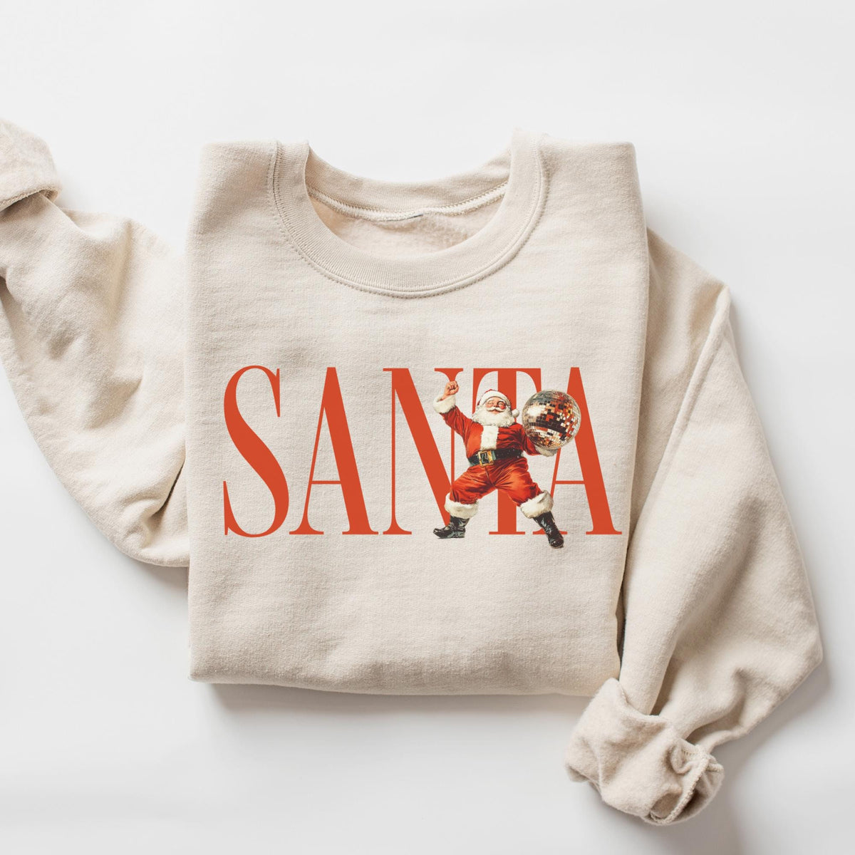 Cute Santa Sweatshirt Santa Sweatshirt Christmas Sweatshirt Retro Santa Sweatshirt Holiday Sweatshirt Festive Sweatshirt Sweatshirt – Cozy Vibes · Perfect For Daily Wear