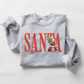 Cute Santa Sweatshirt Santa Sweatshirt Christmas Sweatshirt Retro Santa Sweatshirt Holiday Sweatshirt Xmas Sweatshirt Festive Shirt Sweatshirt – Aesthetic Look · Top Pick For Any Outfit